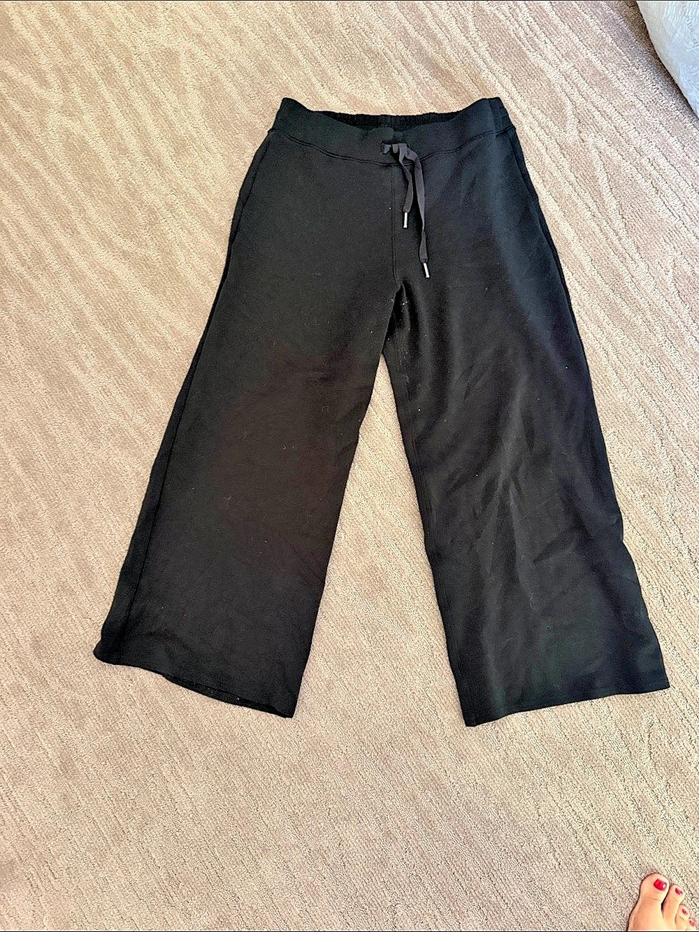 SPANX AirEssentials Wide Leg Pant Black PETITE XL/XG